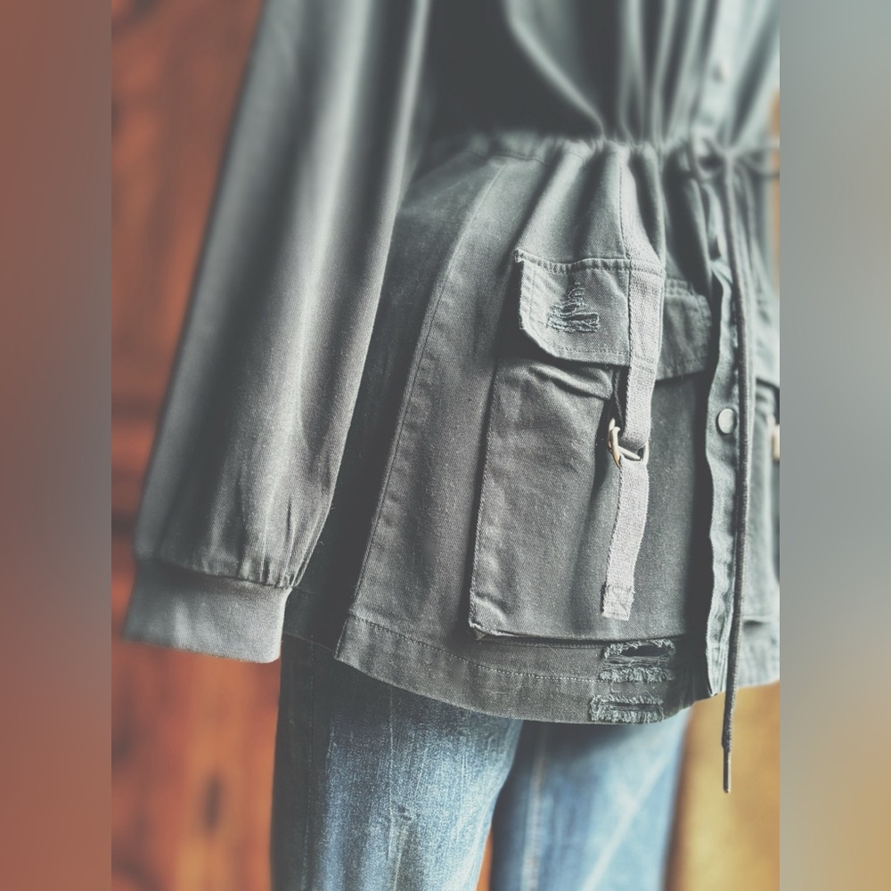 Jacket Utility Distressed - Picture 8 of 10